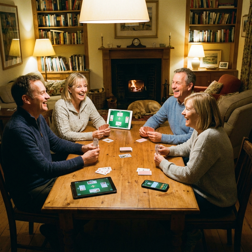 Bridge Players at Home